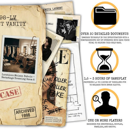 The Detective's Starter Pack: Worldwide Mysteries (3 Cold Case Files) | Murder Mystery Game