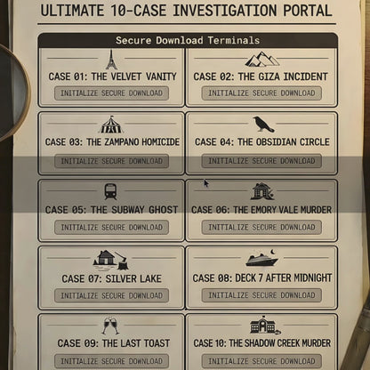 The Ultimate Vault — 30 Cold Cases