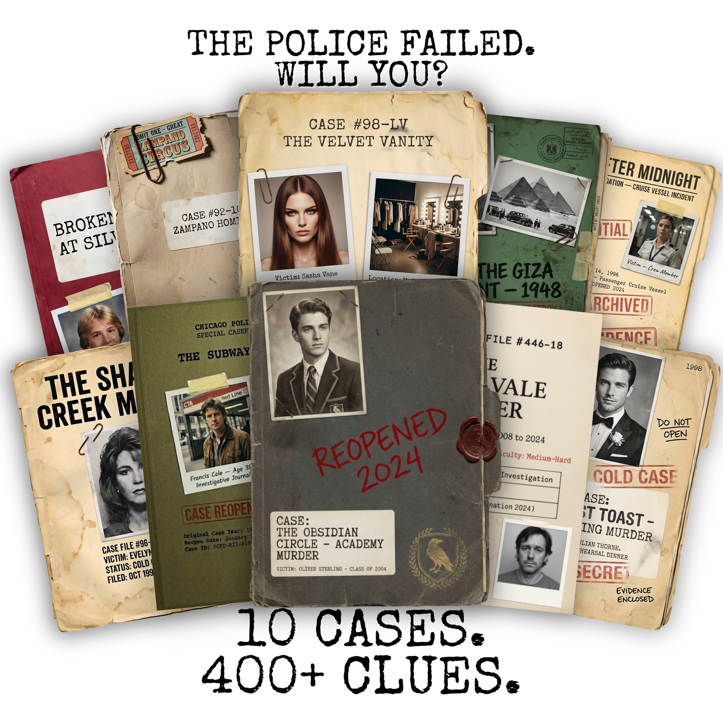 Dossiers Vol. 1 — 10 Cold Cases
