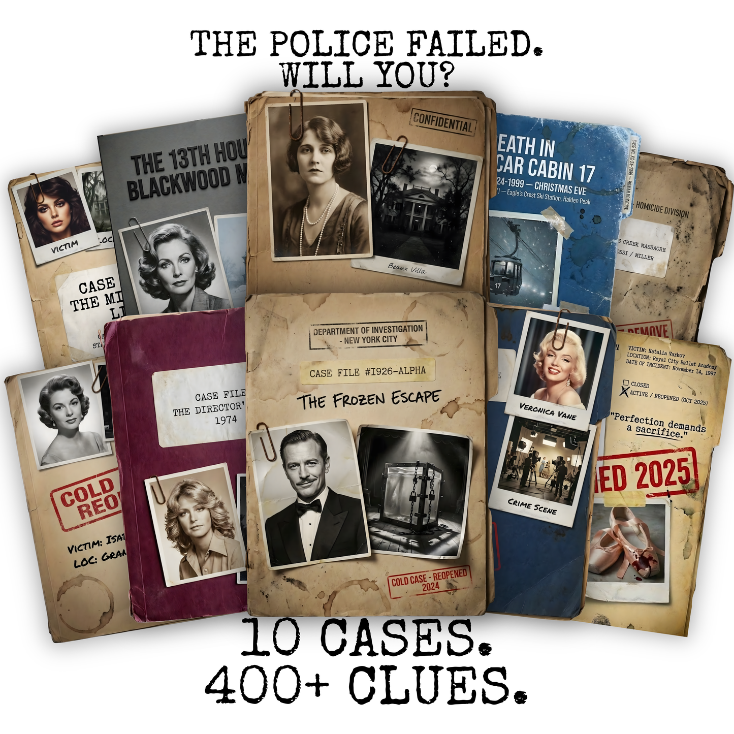 Dossiers Vol. 2 — 10 Cold Cases