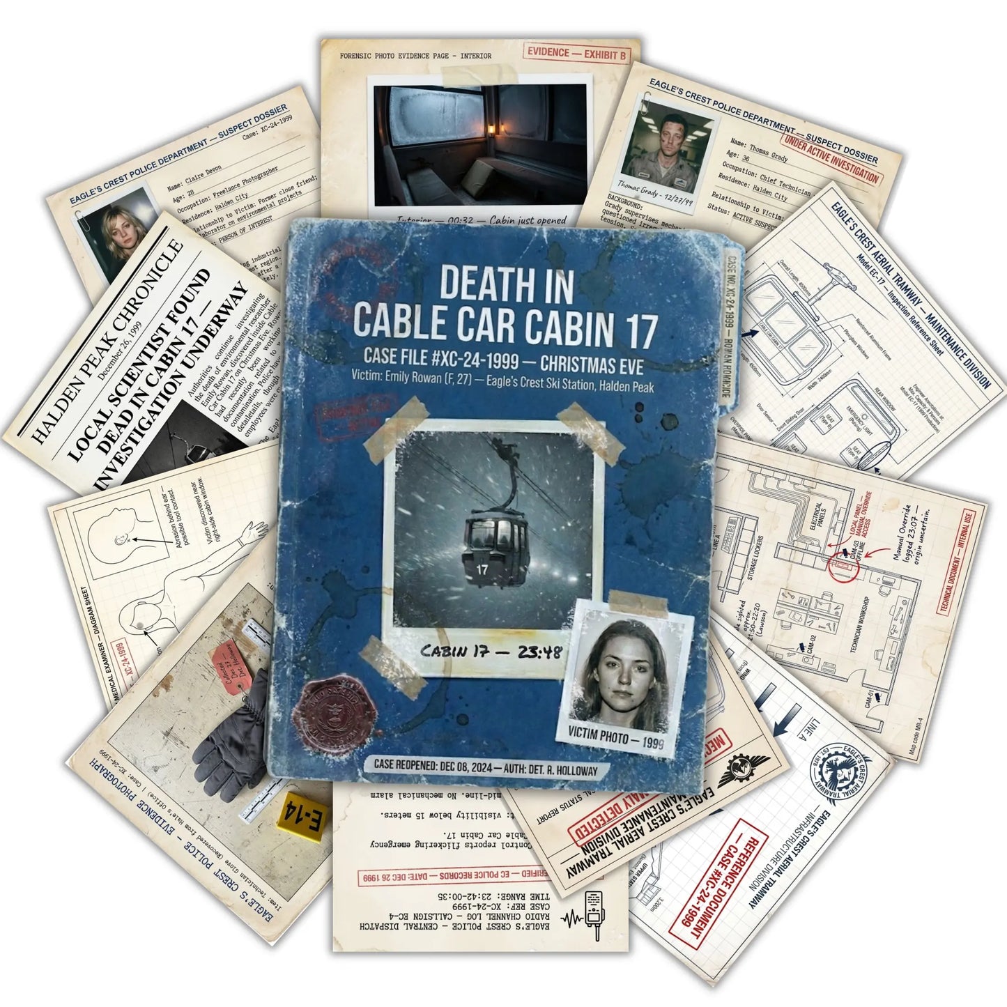 Death in Cabin 17 — Ski Resort, '90s
